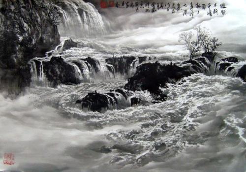 曾剛最新山水技法視頻,展現畫中溫情日常